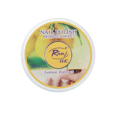 Rivaj Nail Polish Remover Lemon 30 Wipes - YehChez.pk