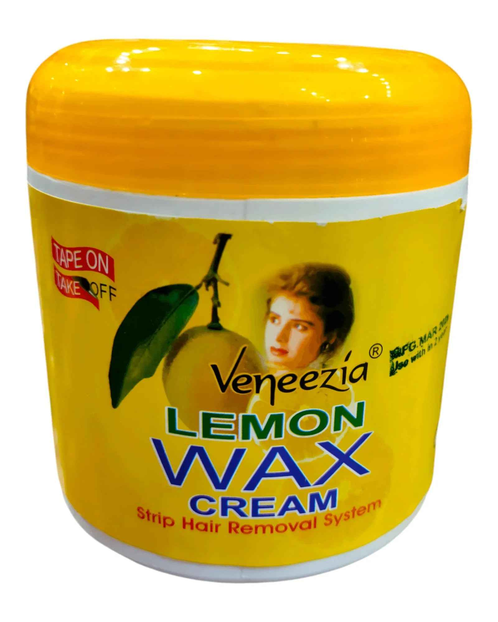 Vaneezia Lemon Wax Cream 750 Gram - YehChez.pk