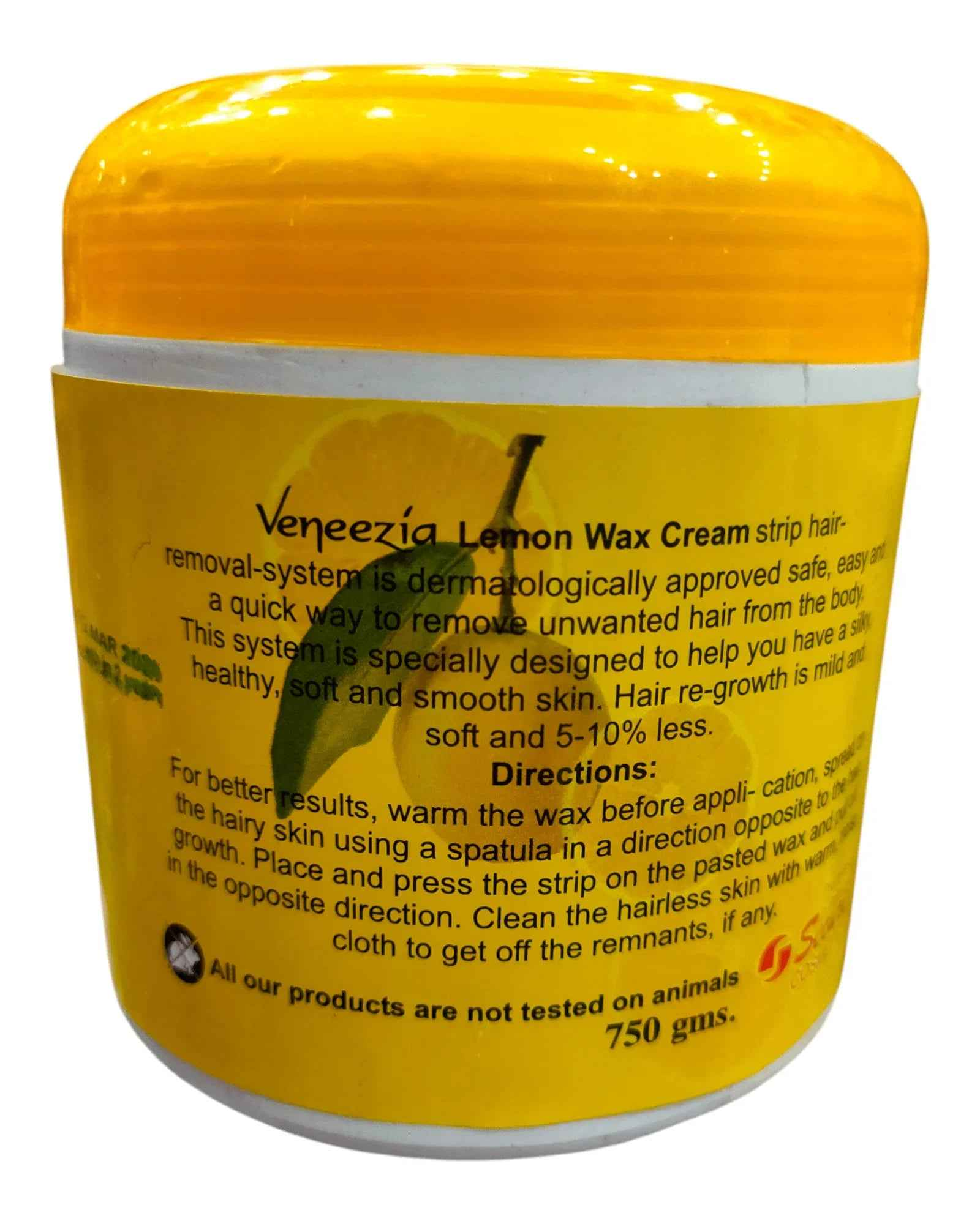 Vaneezia Lemon Wax Cream 750 Gram - YehChez.pk