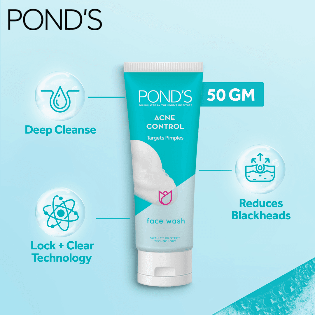 Ponds Face Wash Acne Control 50g - YehChez.pk