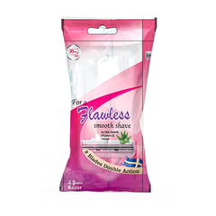 Rivaj Flawless Smooth Razor (Pack Of 4) - YehChez.pk