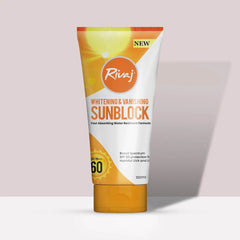 Rivaj Sunblock Whitening & Vanishing SPF60 100ml - YehChez.pk
