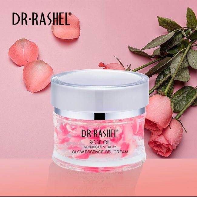 Dr Rashel Rose Oil Nutritious Vitality Glow Essence Gel Cream 50G DRL-1455 - YehChez.pk