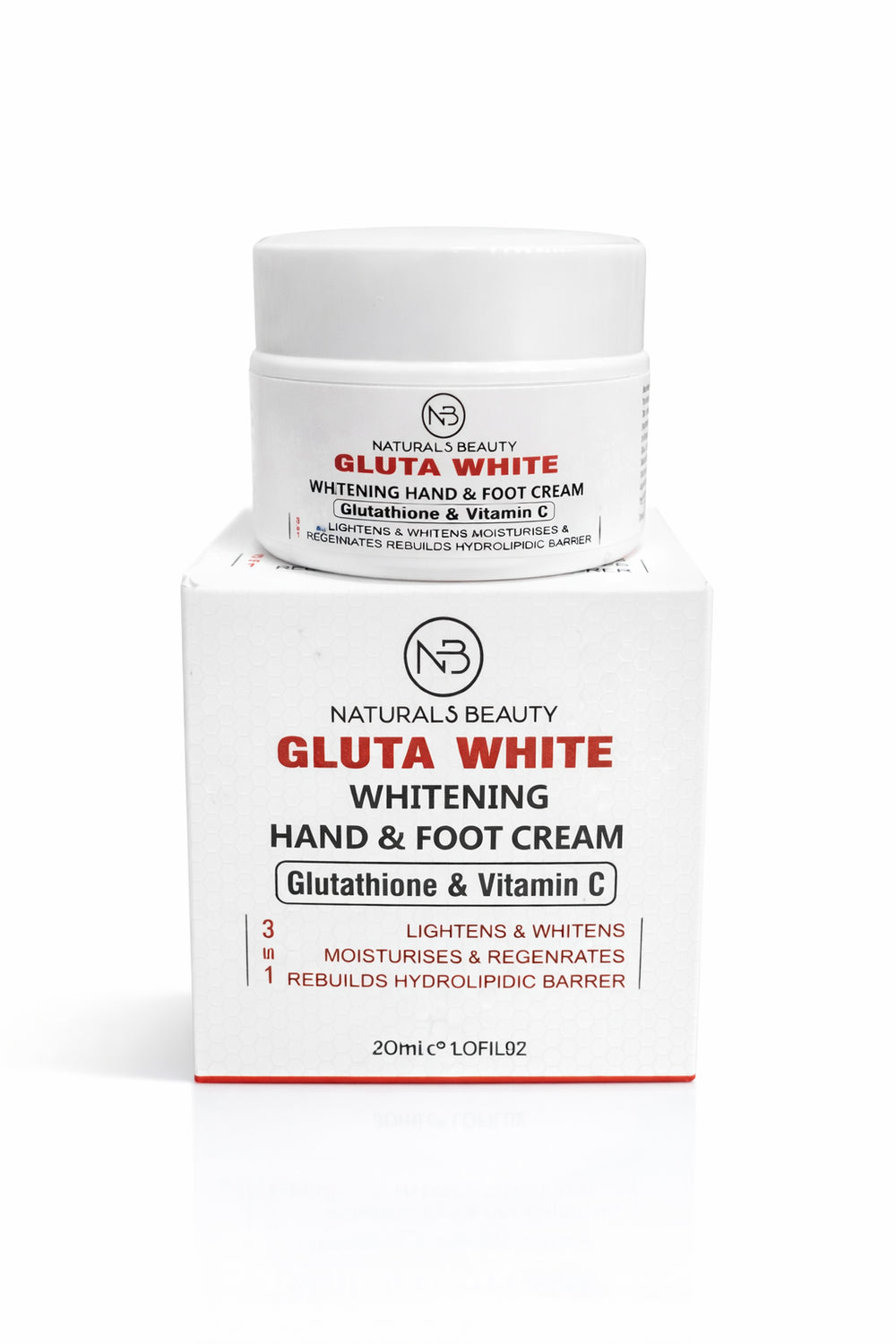 Gluta White Hand & Foot Cream 50Gm