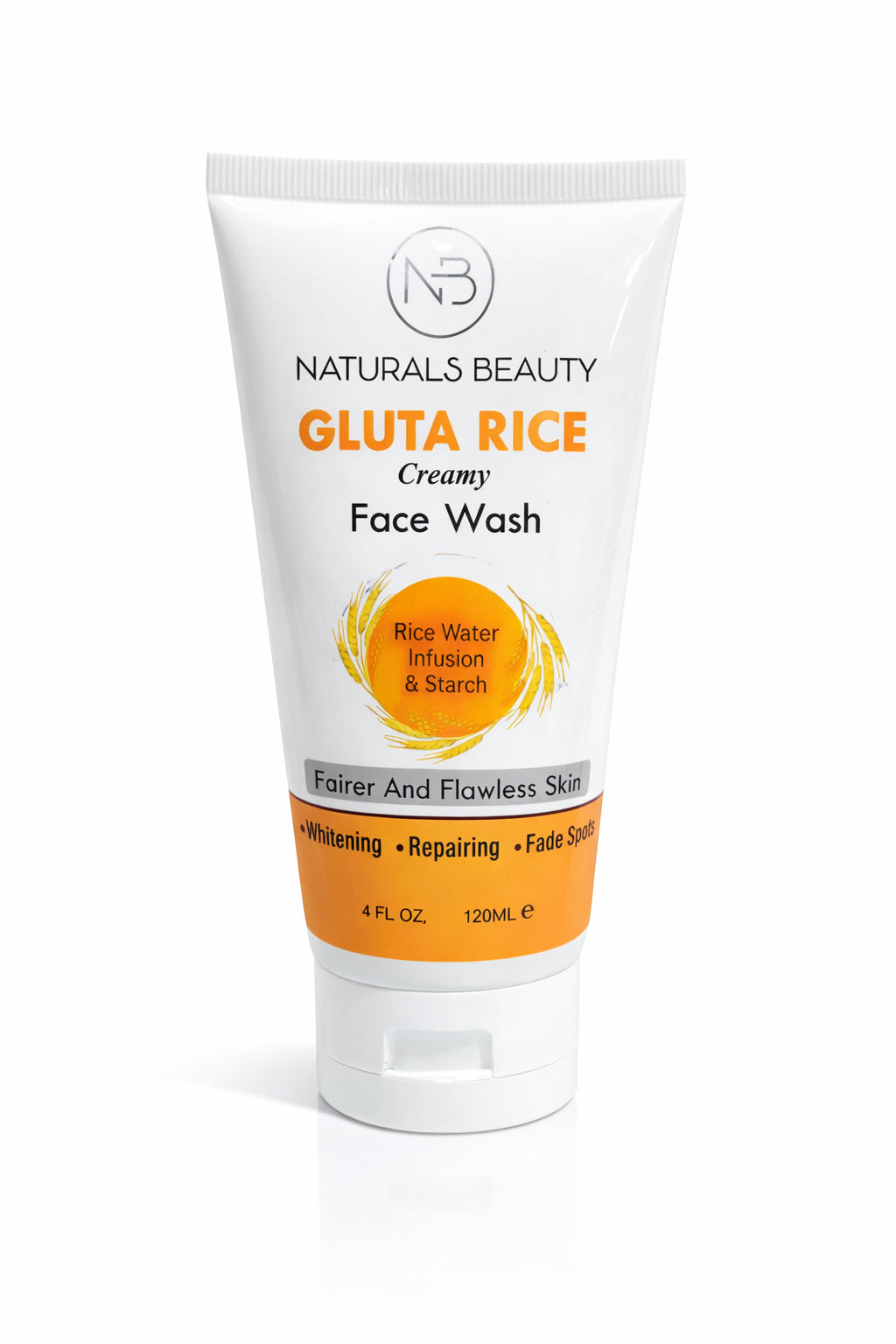 Gluta White Face Wash Rice 120ml