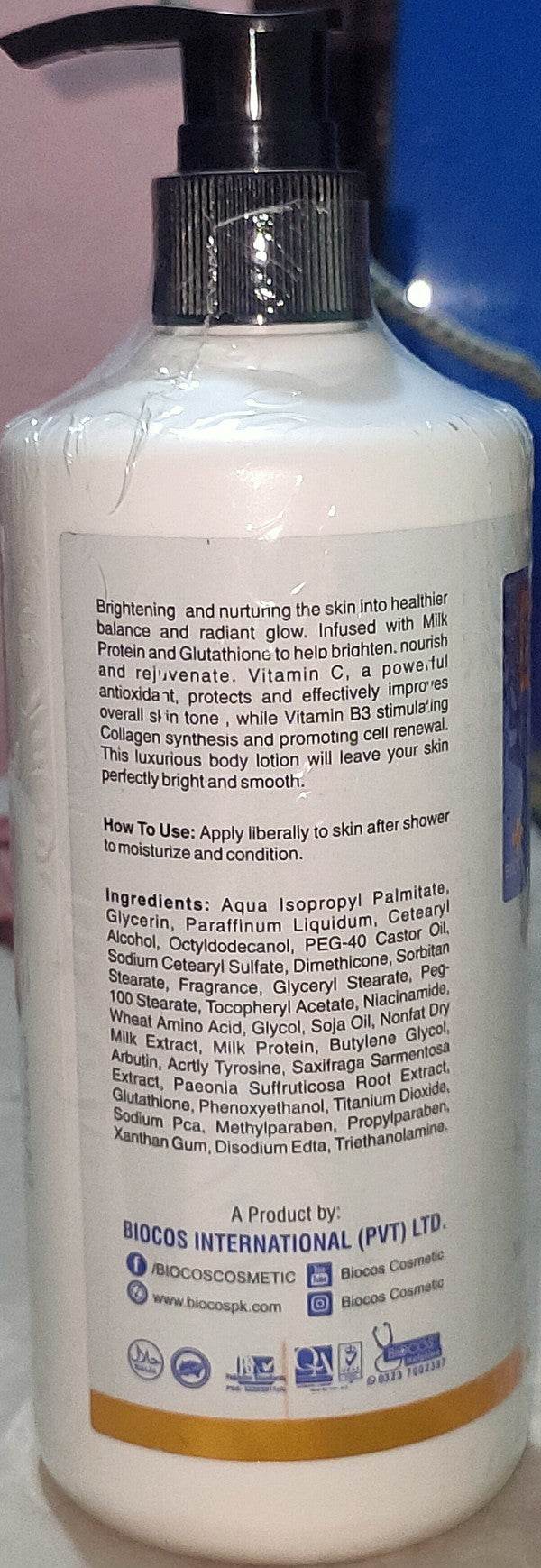 Biocos Whitening Body Lotion 500 Ml - YehChez.pk