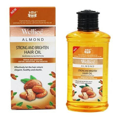 Wellice Strong & Brighten Almond Hair Oil 150ml - YehChez.pk