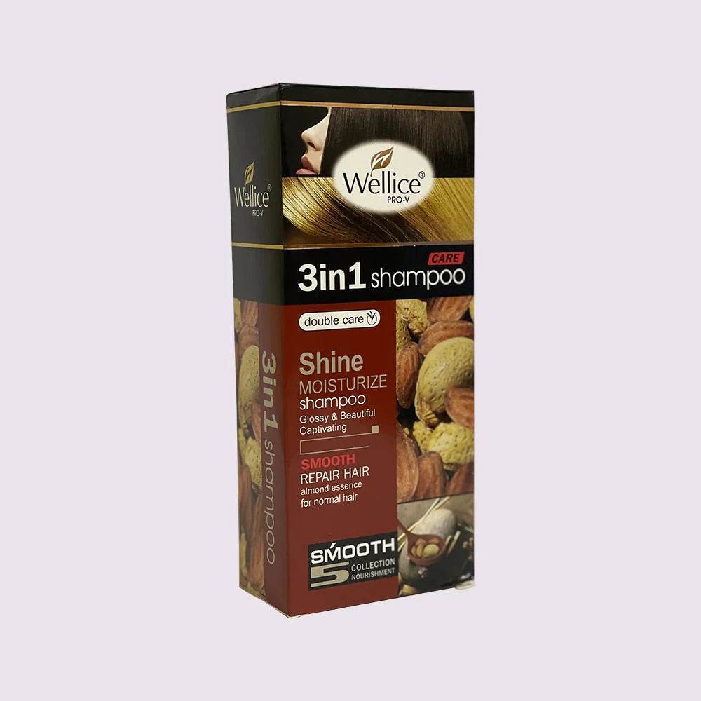 Wellice 3 in 1 Almond Shampoo 400ml - YehChez.pk