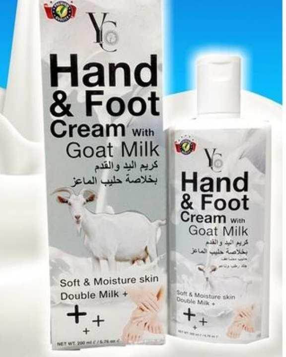 Yc Hand & Feet Cream With Goat Milk 200ml (Thailand) - YehChez.pk