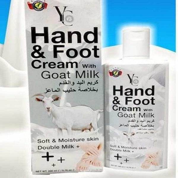 Yc Hand & Feet Cream With Goat Milk 200ml (Thailand) - YehChez.pk