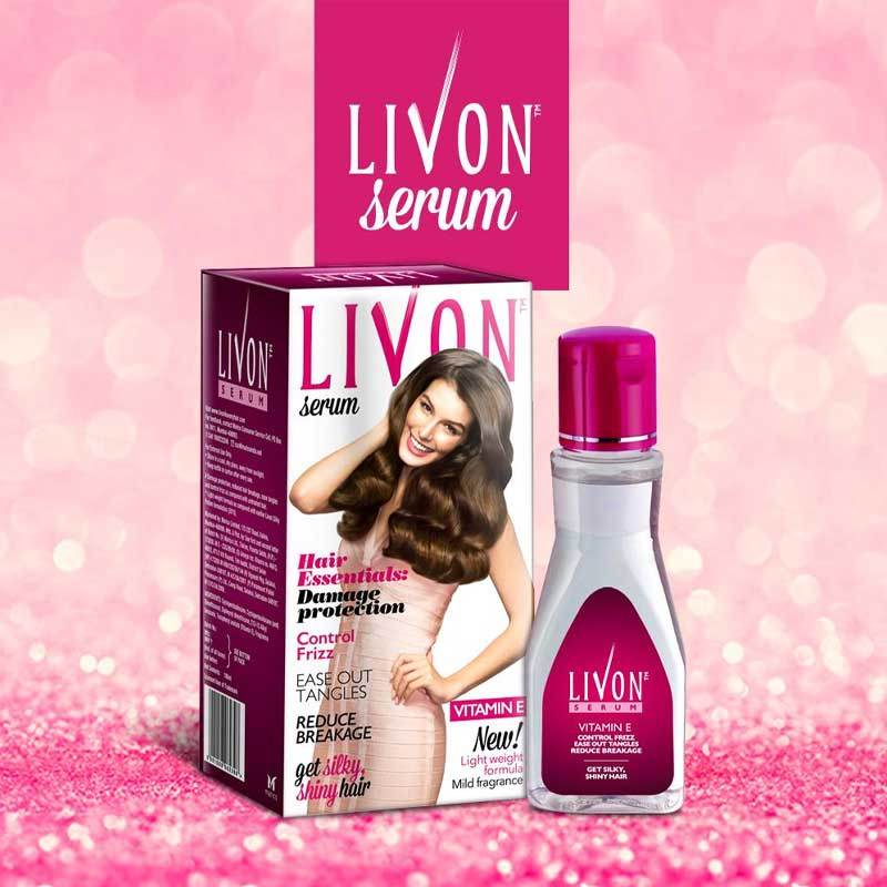 Livon Hair Serum 50ml India, Hair Essentials & Damage Protection, Control Frizz, Reduce Breakage - YehChez.pk
