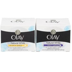 Olay Natural White Day Cream + Night Cream, 50 ml - YehChez.pk