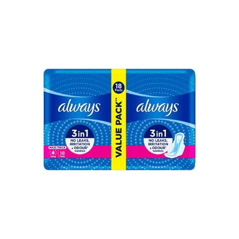 Always 18 Pads Maxi Thick Long - YehChez.pk