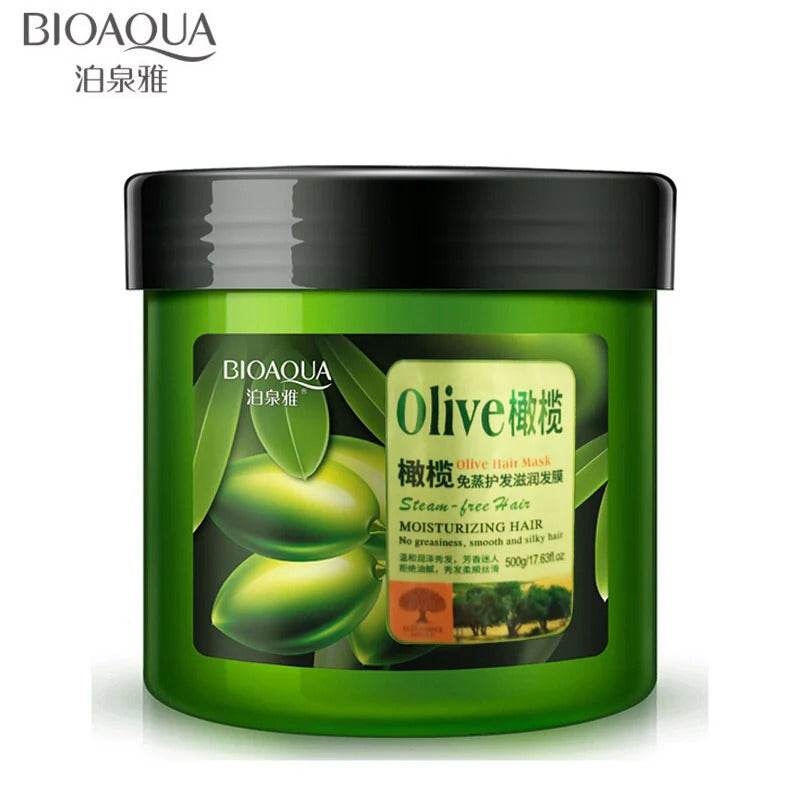 BioAqua Hair Mask Olive 57706 500Gm - YehChez.pk