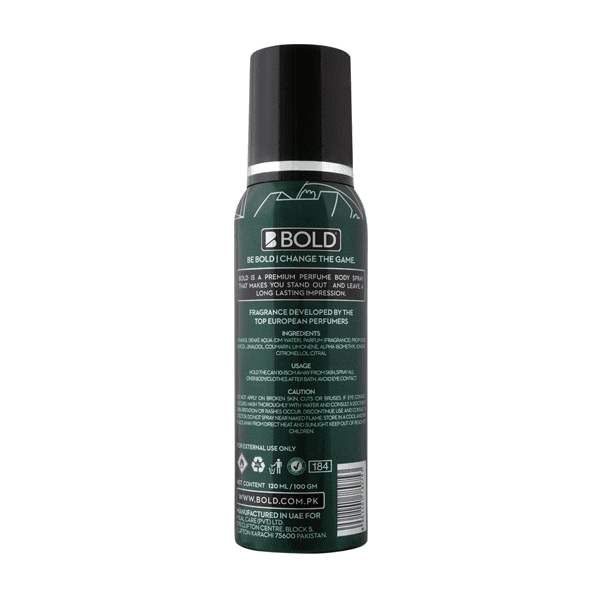 Bold Body Spray Pakistan Edition 120ml - YehChez.pk
