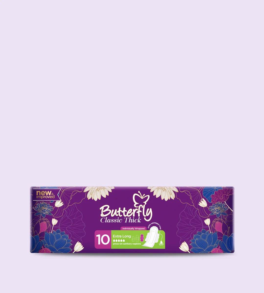 Butterfly 10 Pads Extra Long - YehChez.pk