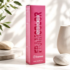 Framesi FRAMACOLOR 2001 hair color cream box, side view, 60 ml