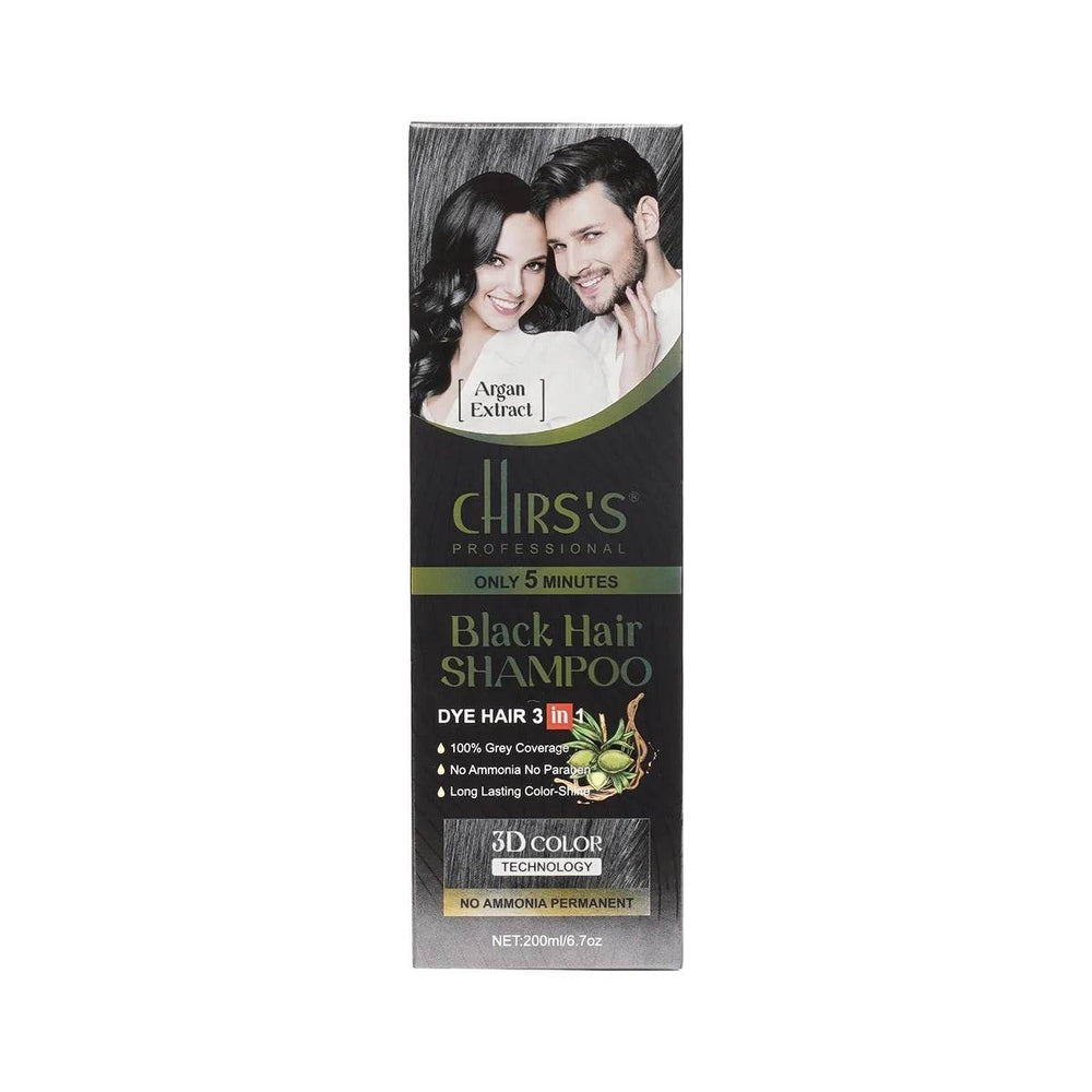 Chirss Black Shampoo Pump 200ml - YehChez.pk