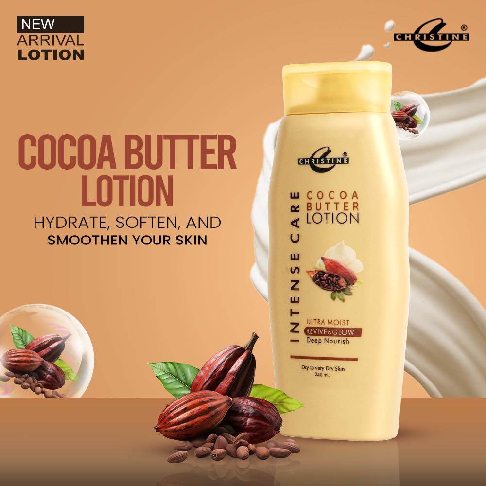 Christine Body Lotion Cocoa Butter 240ml - YehChez.pk