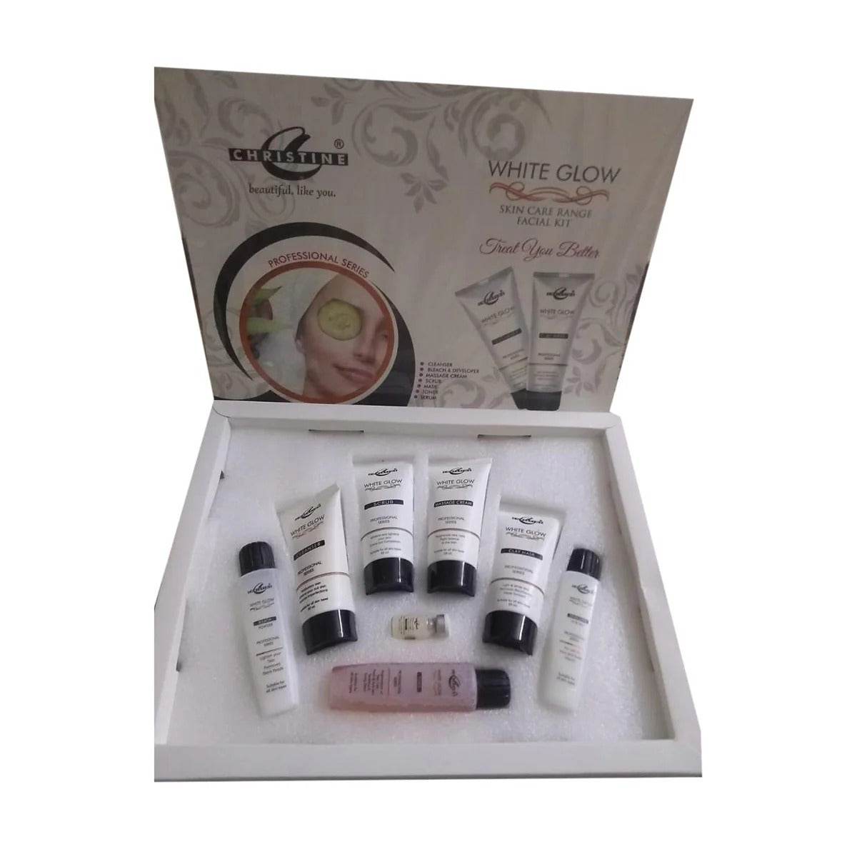 Christine Facial Kit White Glow 50ml 7 Pcs - YehChez.pk