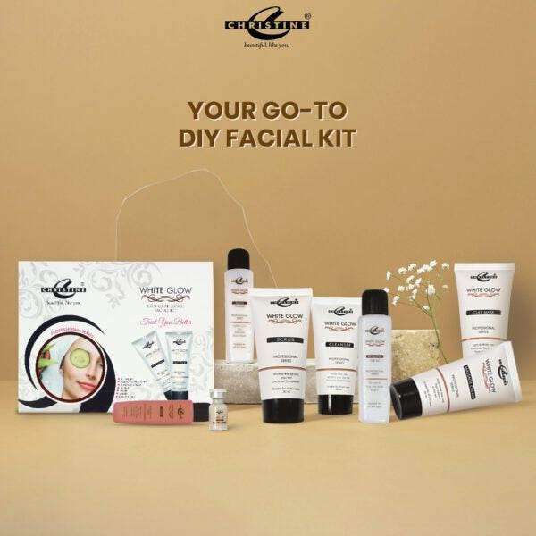 Christine Facial Kit White Glow 50ml 7 Pcs - YehChez.pk