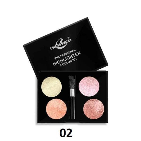 Christine Highlighter Kit 4 Color - YehChez.pk