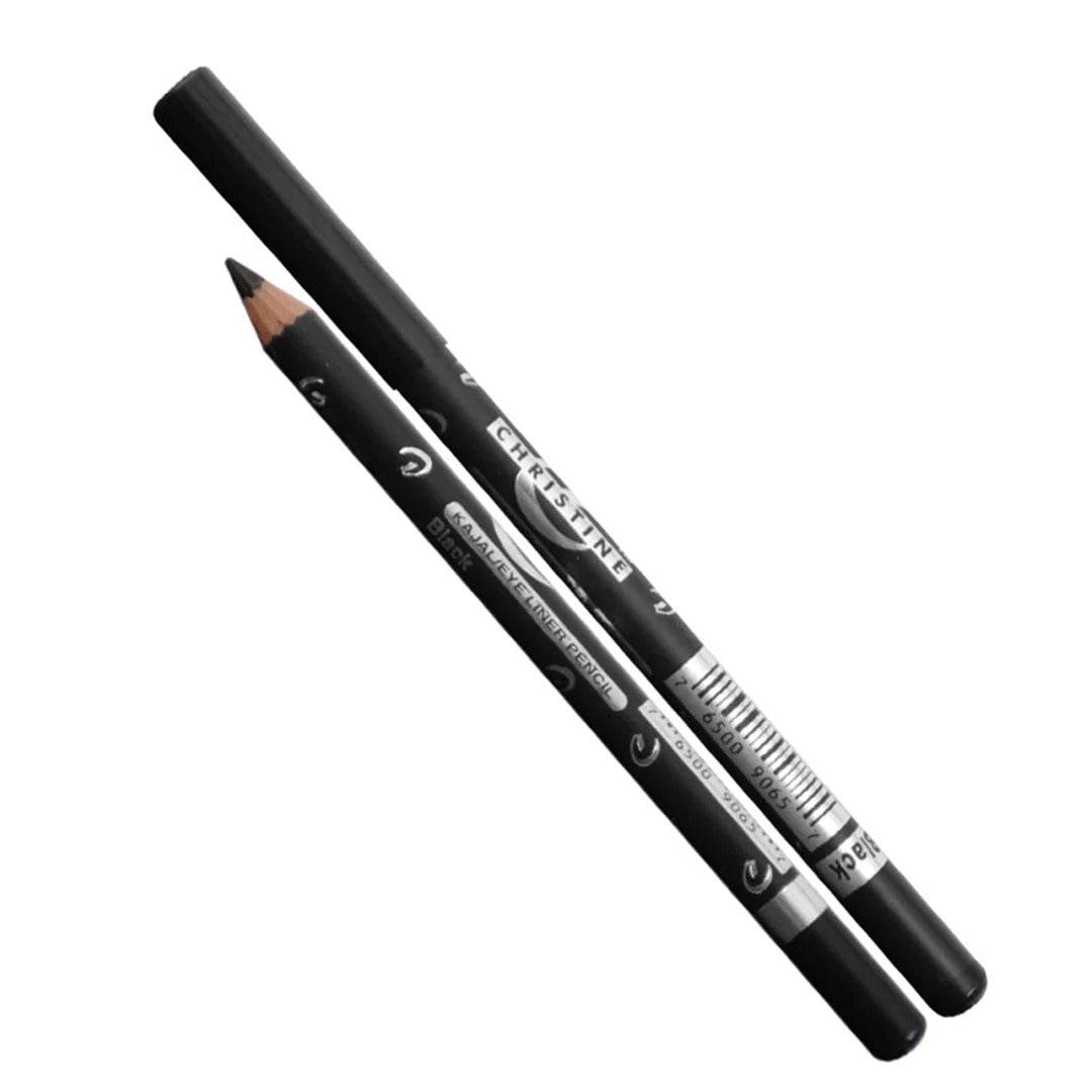 Christine Kajal Eye Liner Pencil Black - YehChez.pk
