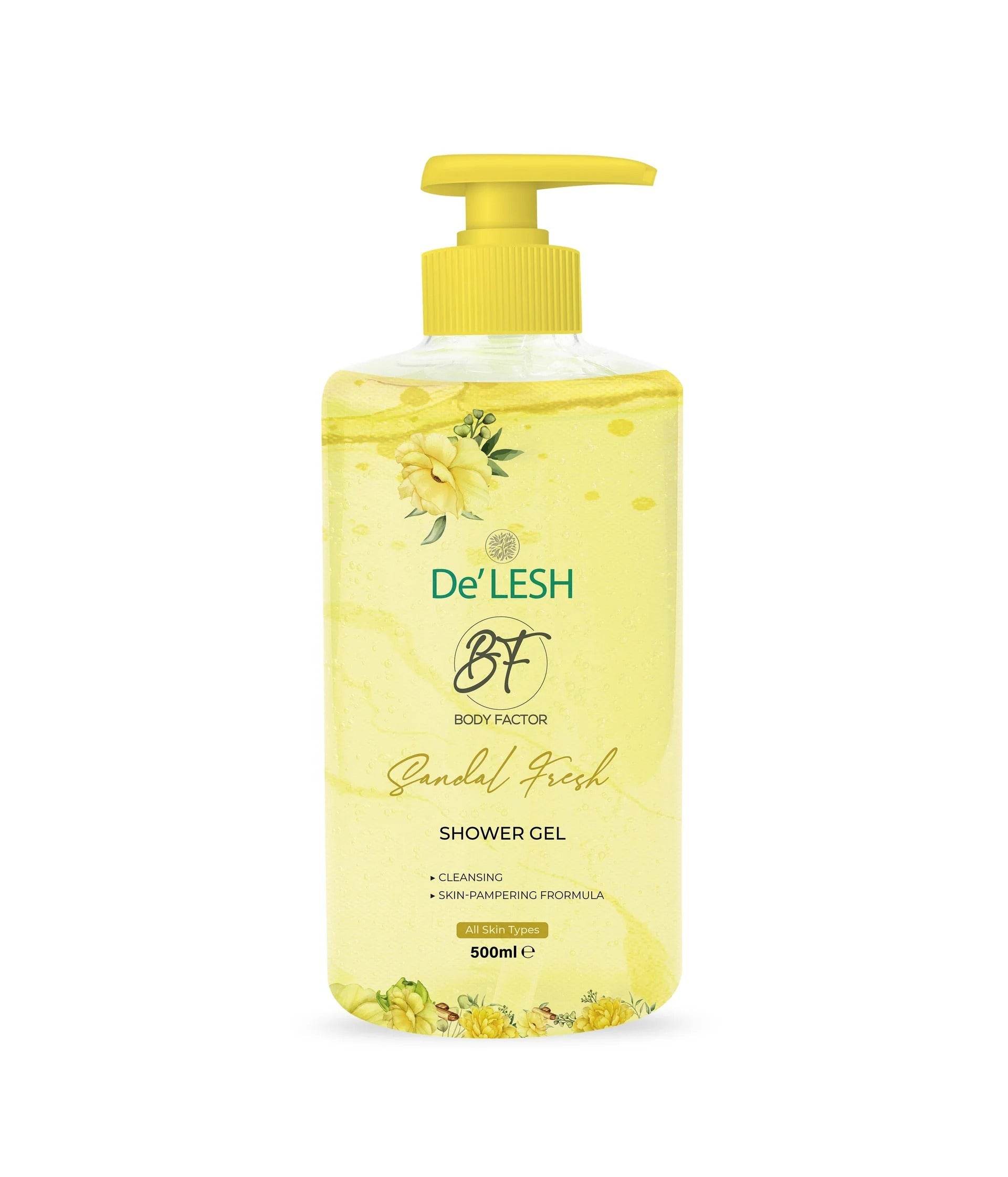 Delesh Shower Gel Sandal Fresh 500ml - YehChez.pk