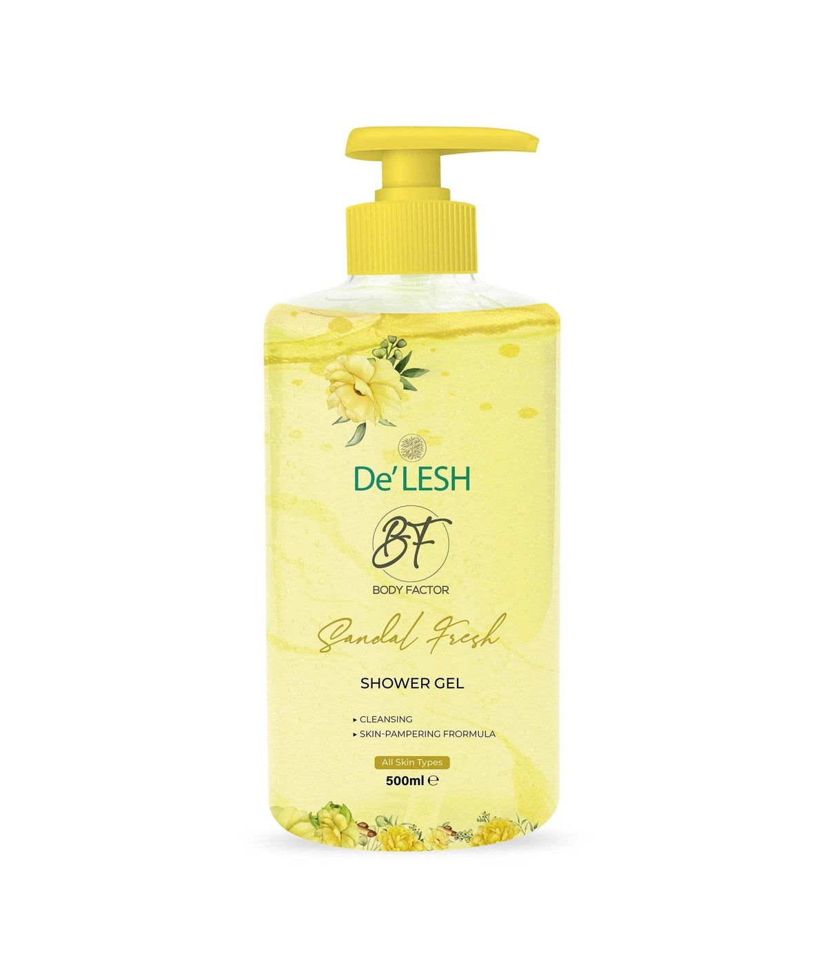 Delesh Shower Gel Sandal Fresh 500ml - YehChez.pk