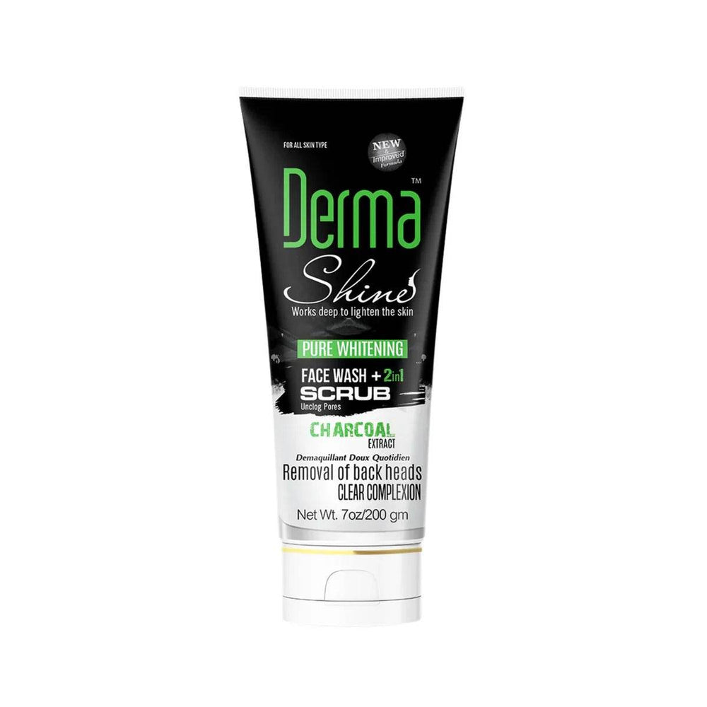 Derma Shine Face Wash Plus Scrub 2 in 1 200Gm - YehChez.pk