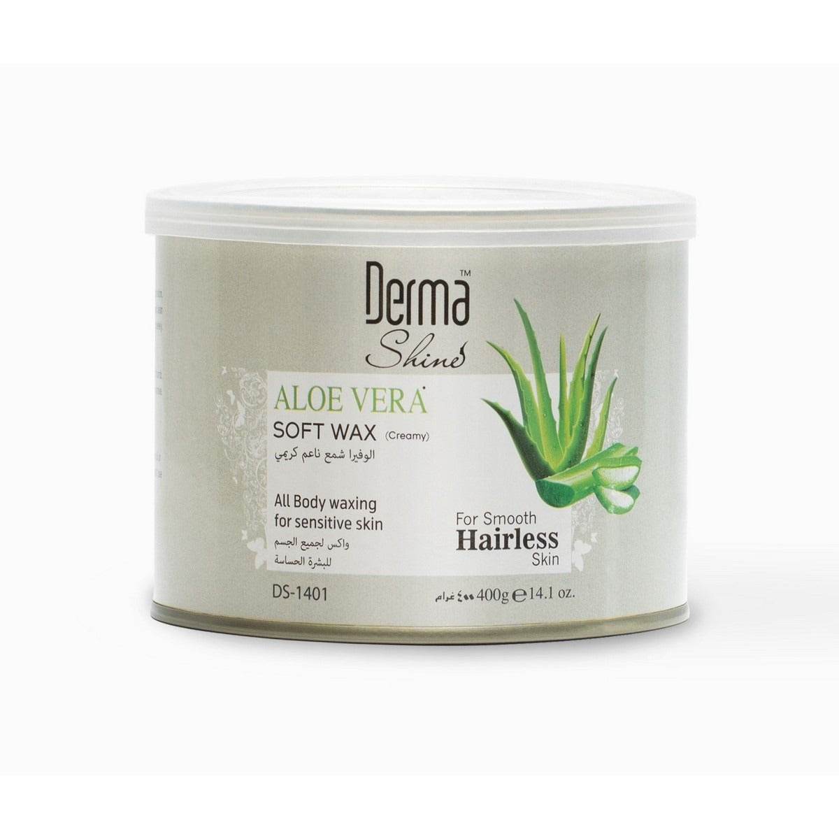 Derma Shine Wax Aloe Vera For Sensitive Skin 400Gm - YehChez.pk