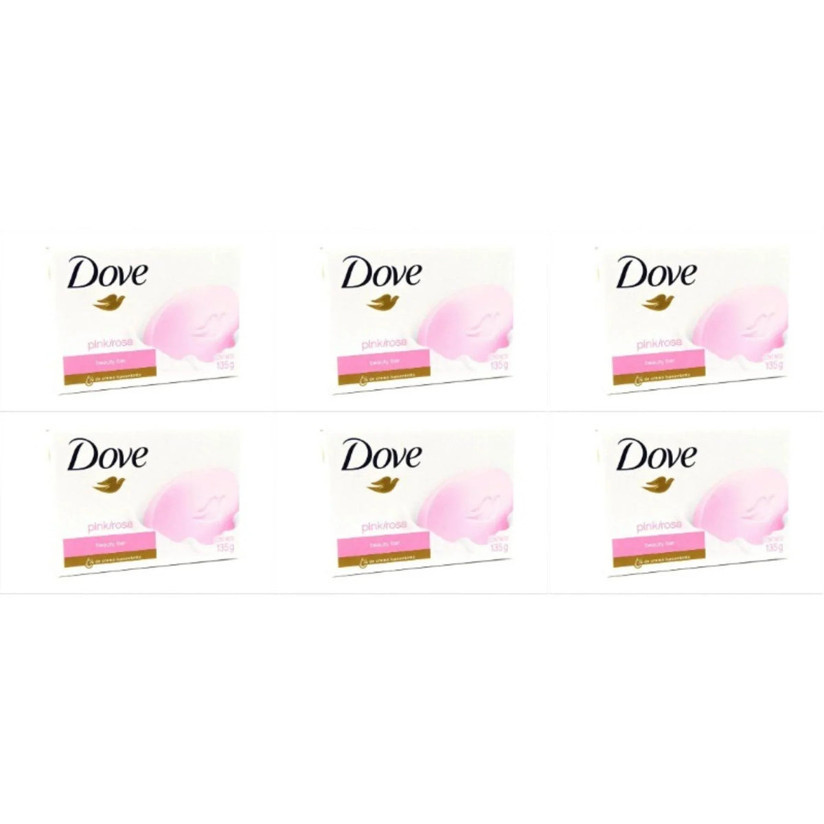 Dove Pink/Rosa Soap 135 Gram (Pack of Six) - YehChez.pk