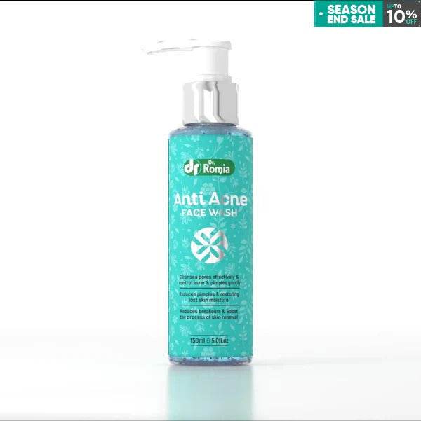 Dr Romia Face Wash Anti Acne Bottle 150ml - YehChez.pk