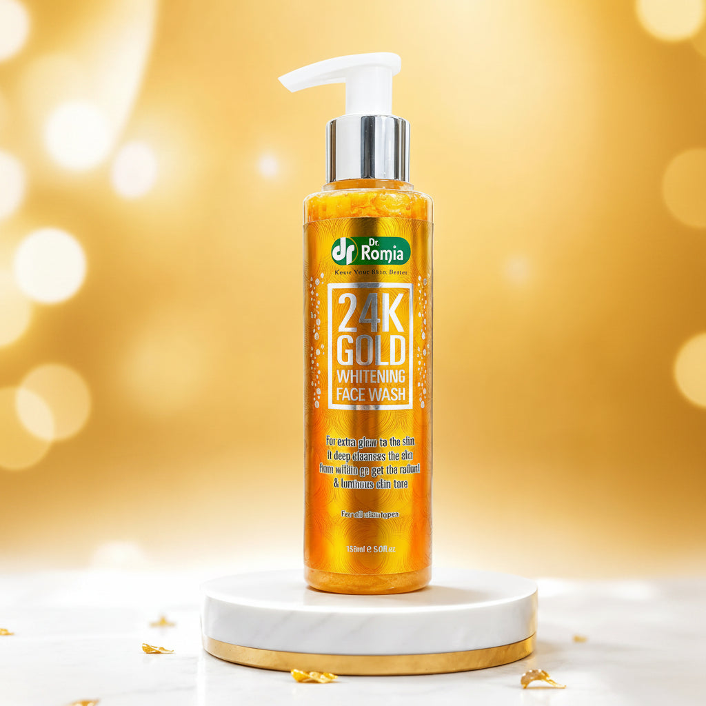 Dr Romia 24K Gold Whitening Face Wash 120ml
