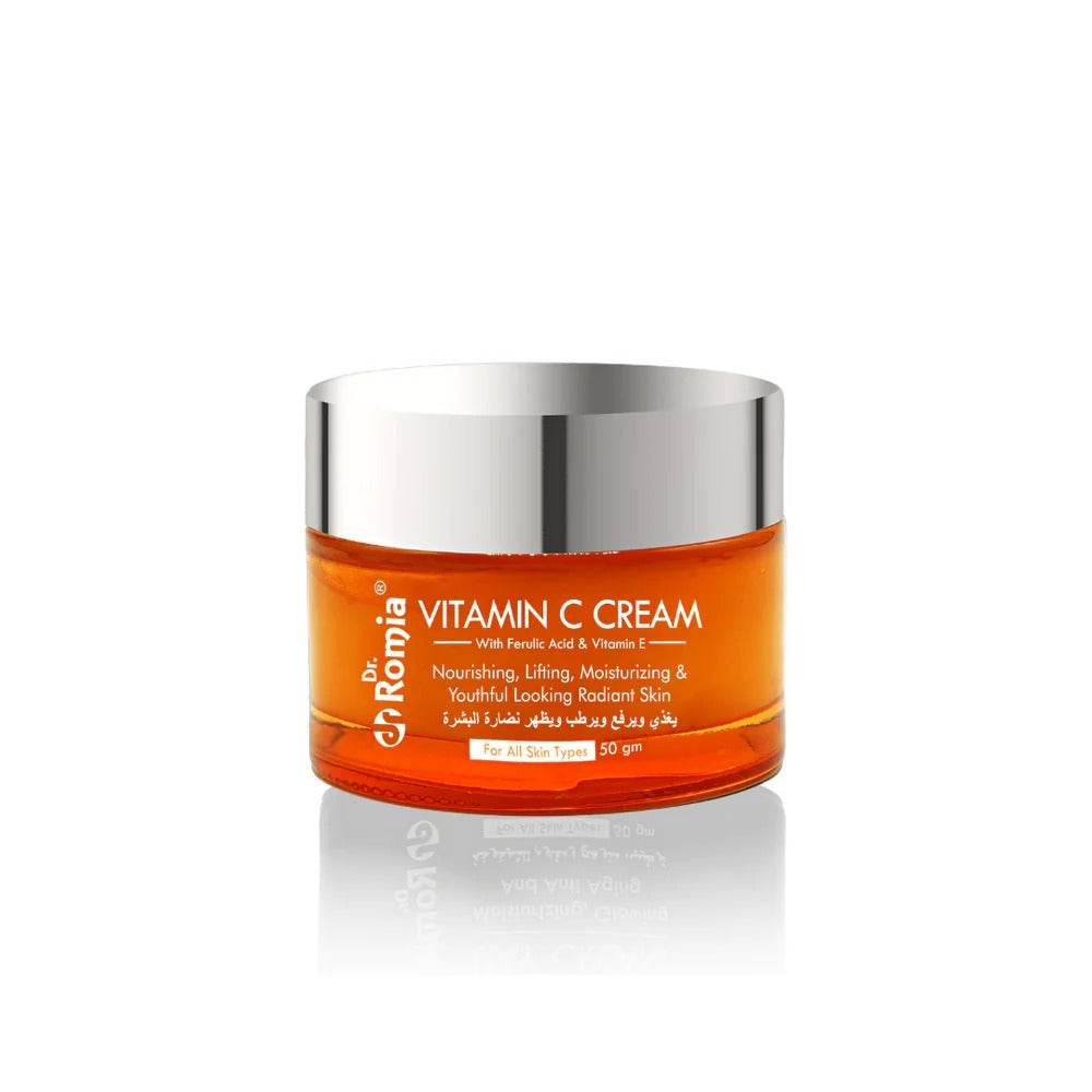 Dr Romia Vitamin C Cream with Ferulic Acid And Vitamin E 50Gm - YehChez.pk