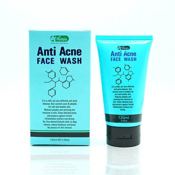 Dr Romia Anti Acne Face Wash Tube 120ml - YehChez.pk