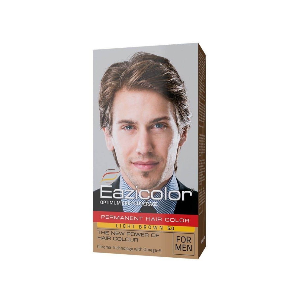 Eazicolor Men Light Brown 5.0 Hair Color 35ml - YehChez.pk