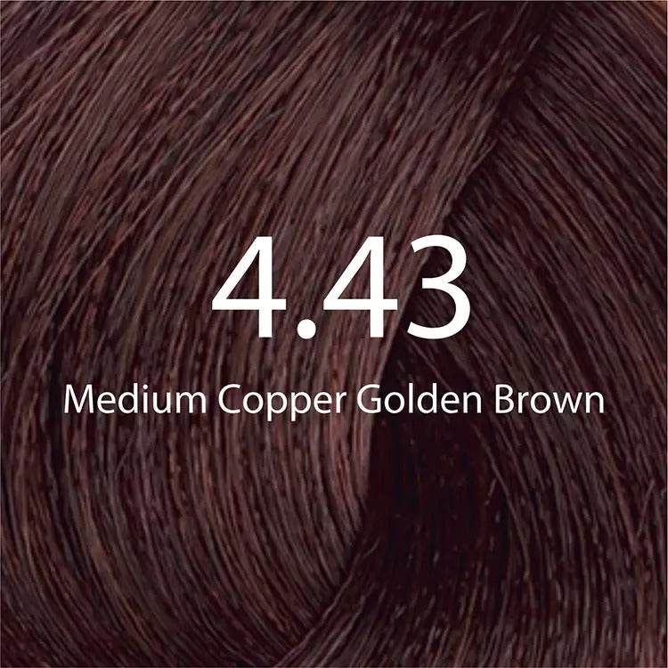 EaziColor Tube 4.43 Medium Copper Golden Brown 60ml - YehChez.pk