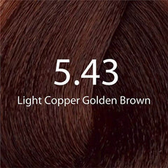 EaziColor Tube 5.43 Light Copper Golden Brown 60ml - YehChez.pk
