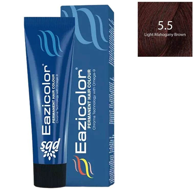 EaziColor Tube 5.5 Light Mahogany Brown 60ml - YehChez.pk