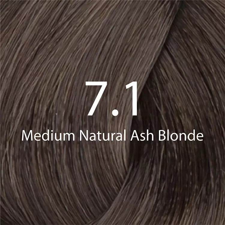 EaziColor Tube 7.1 Medium Natural Ash Blonde 60ml - YehChez.pk