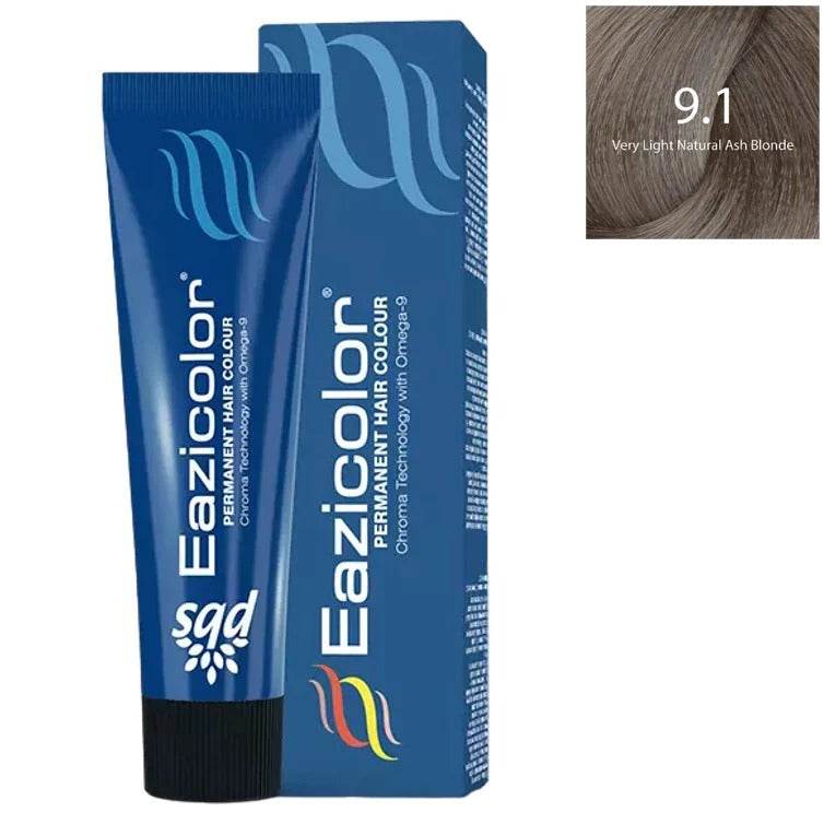 EaziColor Tube 9.1 Very Light Natural Ash Blonde - YehChez.pk