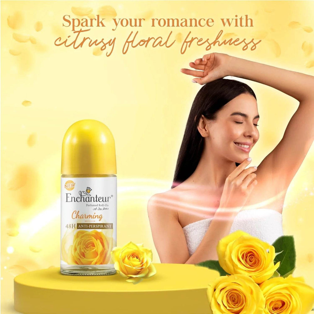 Enchanteur Roll On Charming Soft Smooth 50ml - YehChez.pk