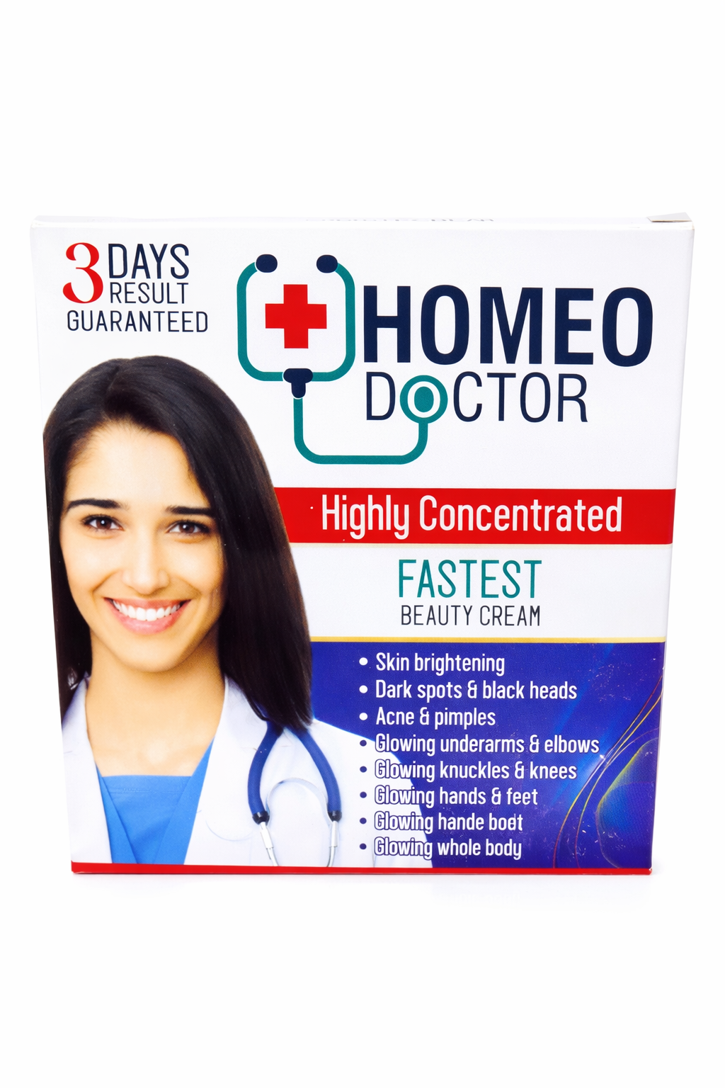 Homeo Doctor Beauty Cream 3 Days Result