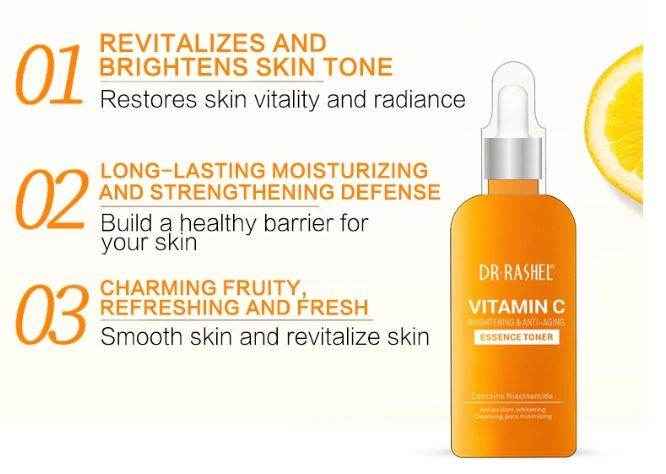 Dr Rashel Vitamin C Essence Toner 100ml DRL-1512 100ml - YehChez.pk