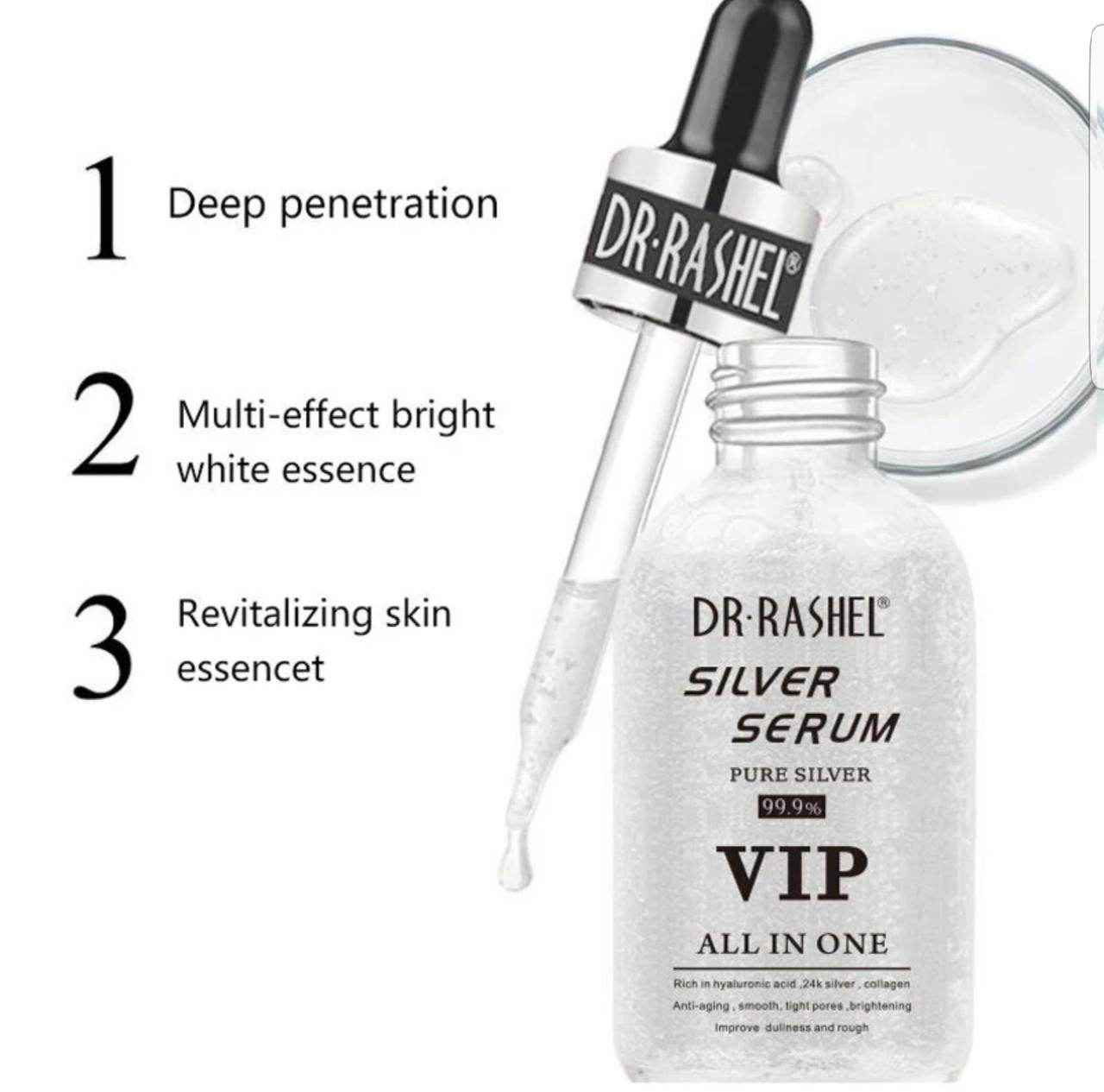 Dr Rashel Silver Serum 99.9% Pure Silver VIP 50ml DRL-1428 - YehChez.pk