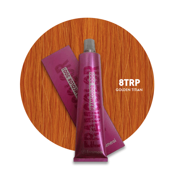 8TRP Framesi Hair Color 60ml Golden Titian