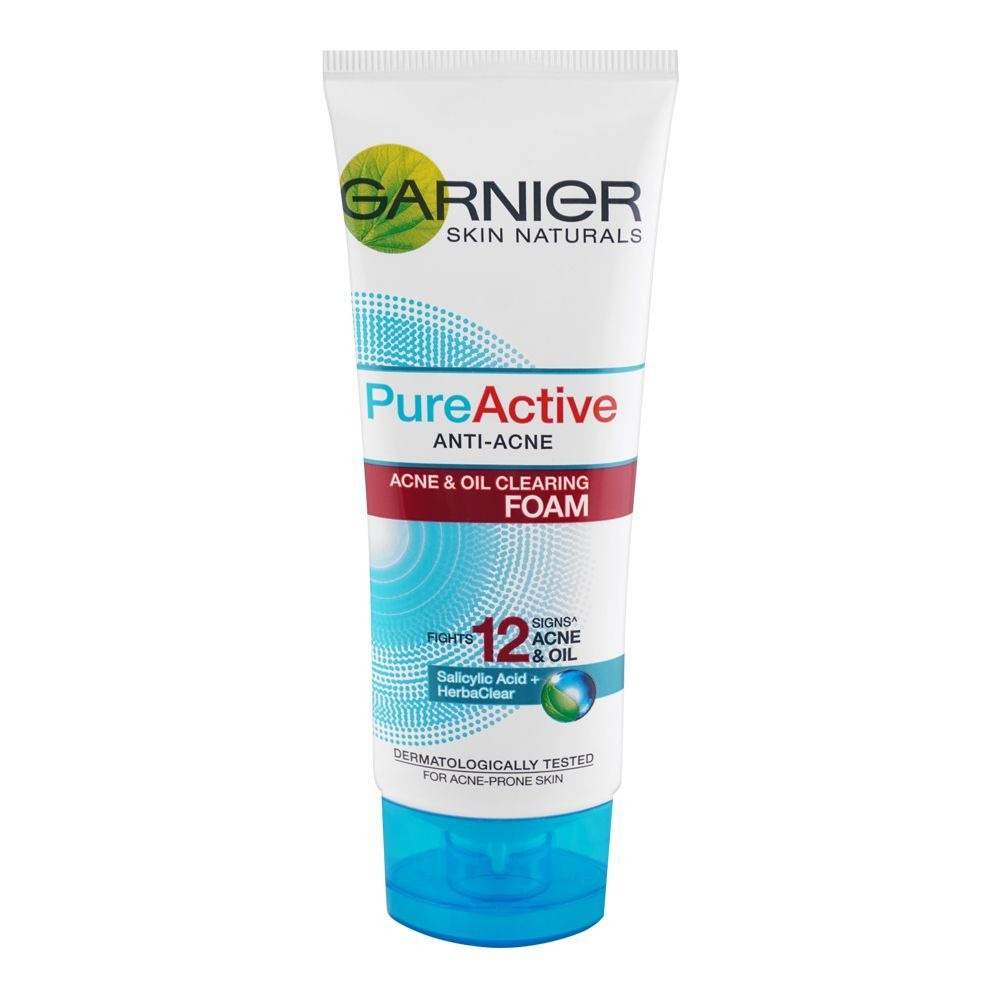 Garnier Acne & Oil Clearing Foam 100ml - YehChez.pk