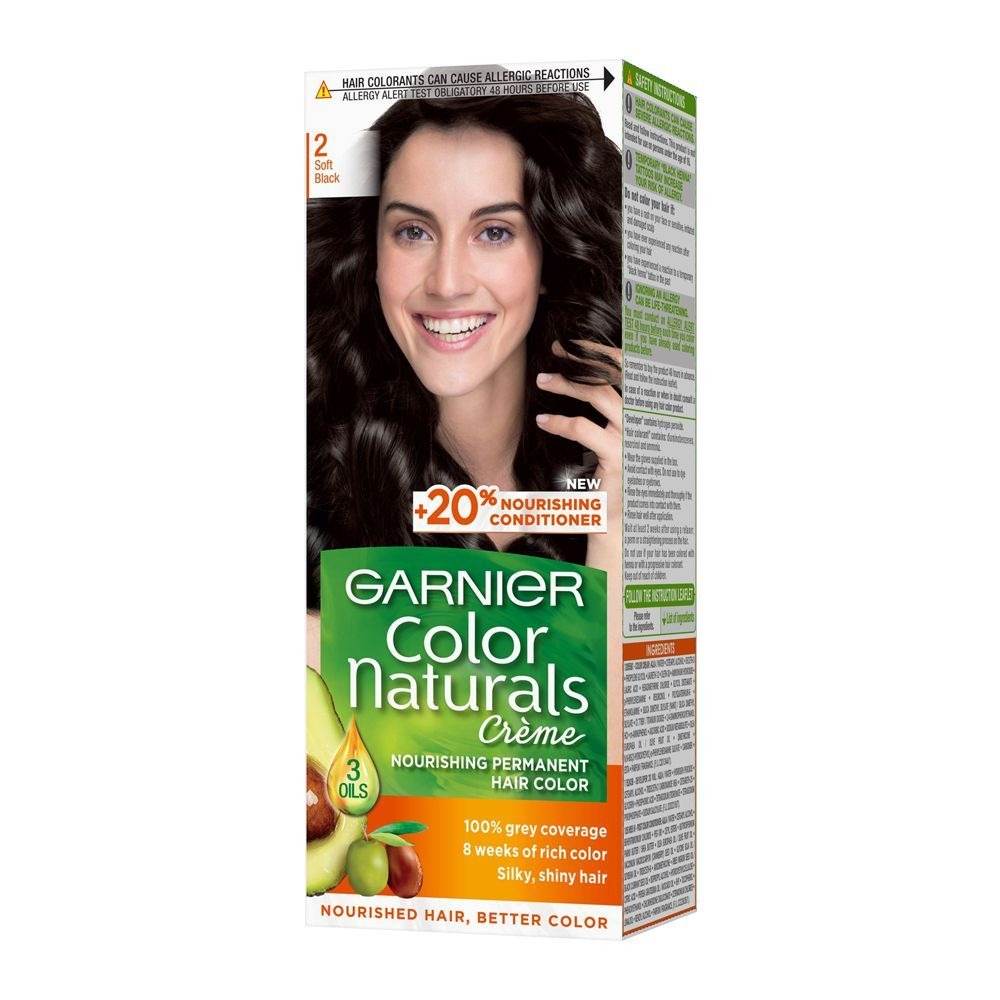 Garnier Hair Color 2 Soft Black - YehChez.pk