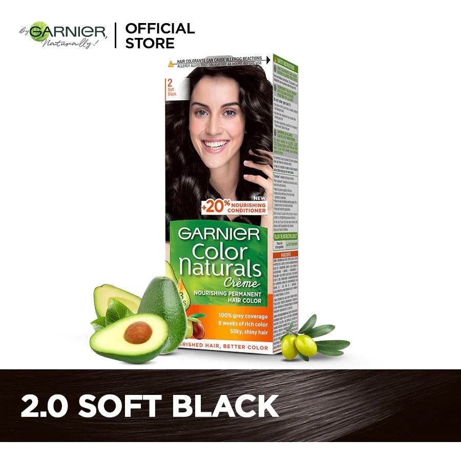 Garnier Hair Color 2 Soft Black - YehChez.pk